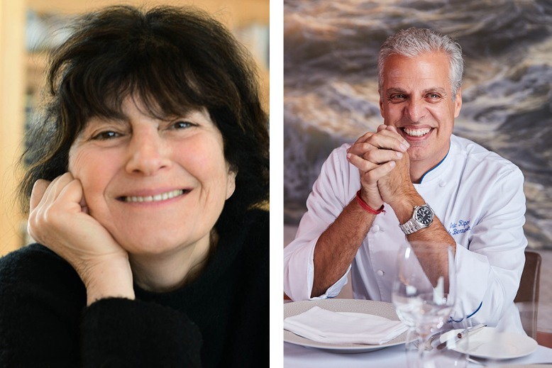 Ruth Reichl and Eric Ripert