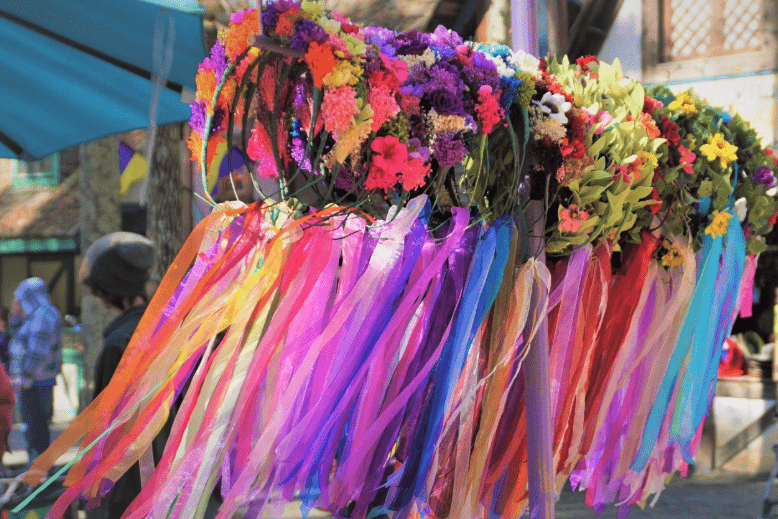 Flower crowns at Renaissance Faire
