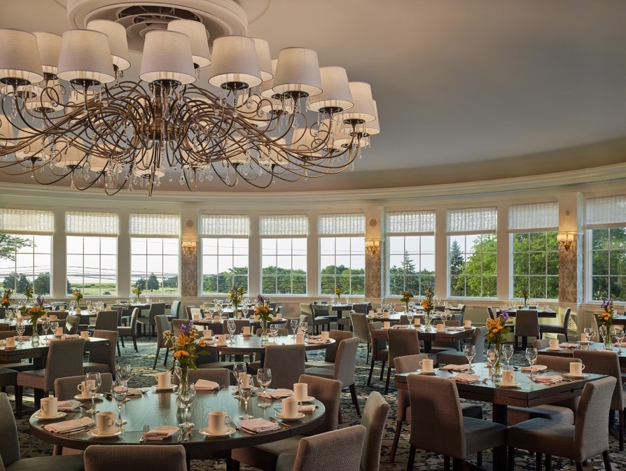 The dining room at Seaview Hotel & Golf Club
