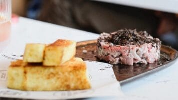 Steak tartare from the Hudson Rose in Nutley