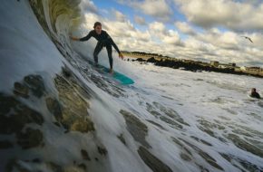 Thad Ziolkowski surfing