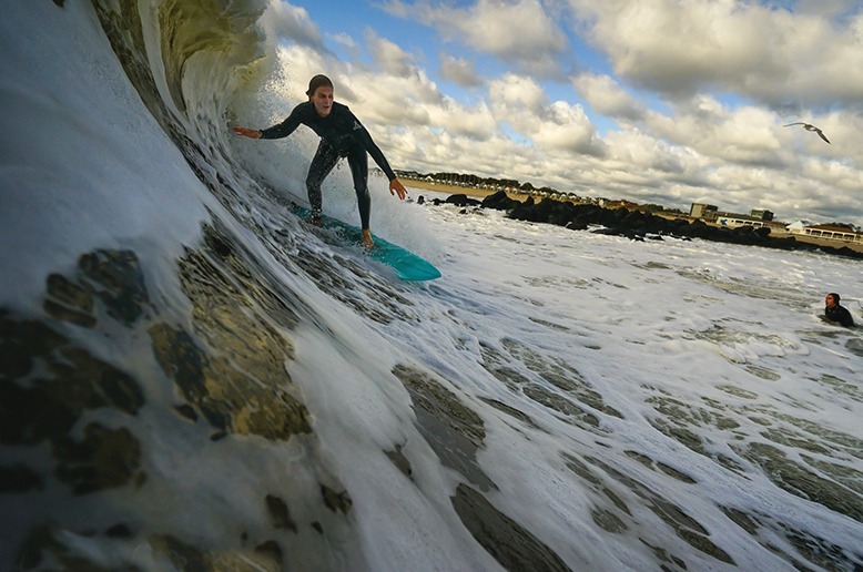 Thad Ziolkowski surfing