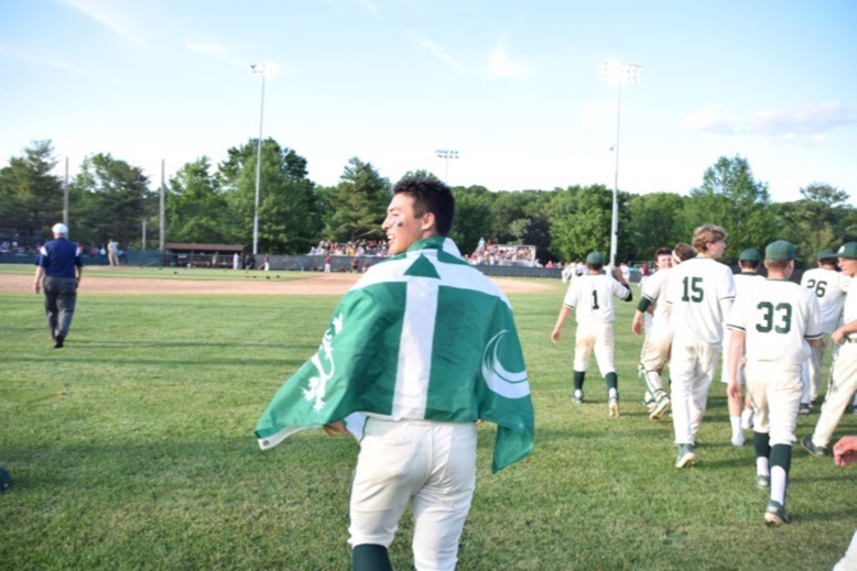 Anthony Volpe on the baseball field during his time at Delbarton School in Morristown