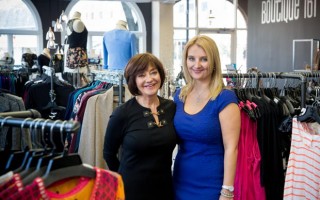Mom and daughter Connie and Christyn Hagelin, owners of Boutique 161 in Morristown.