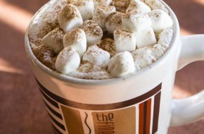 Erica’s Hot Choffee (coffee with hot chocolate, whipped cream, cocoa powder and marshmallows) from The Fine Grind in Little Falls.