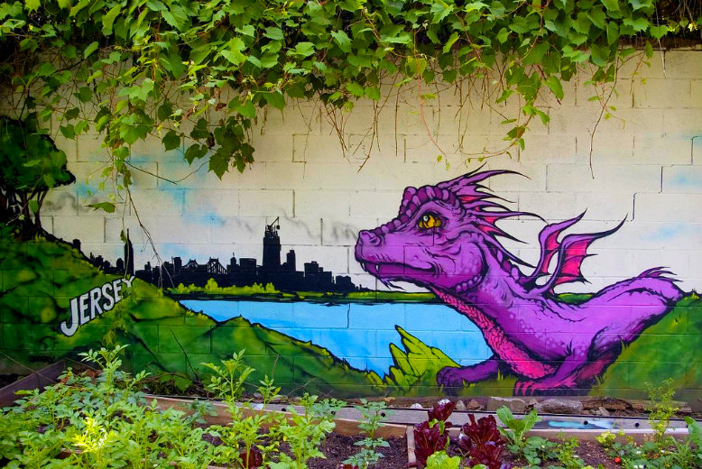 The Lafayette Community Learning Garden in Jersey City. Courtesy of Flickr Creative Commons