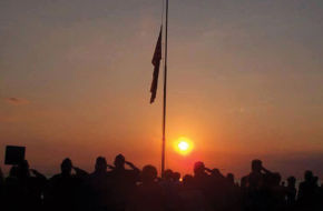 For 40 years, families, friends and beachgoers have participated in the daily Sunset Beach flag-lowering ceremony.