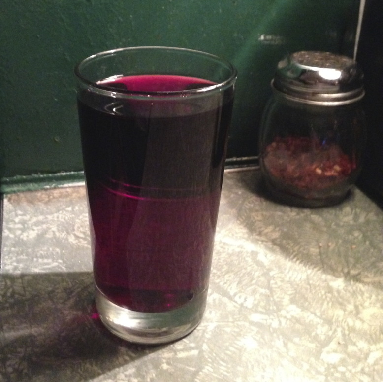 A glass of wine at Sprito's in Elizabeth.
