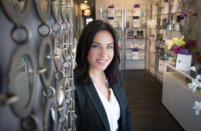 in 15-minute sessions, Melissa Clifton-Bahr's browistas give face-changing eyebrow sculpts to 550 clients a week.