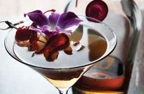 Boardwalk Empire is a twist on the classic Manhattan created at Le Malt in Colonia.