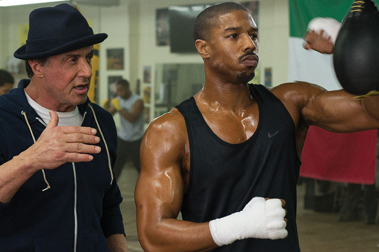 Newark reared Michael B. Jordan, right, stars as in Creed as the son of Rocky Balboa's arch-rival. Sylvester Stallone revisits his inspirational character, as a coach.
