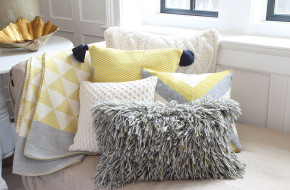 Alpaca and cotton pillows (left) range from $165 to $475.