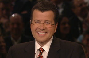 Republican presidential debate moderator Neil Cavuto.