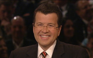 Republican presidential debate moderator Neil Cavuto.