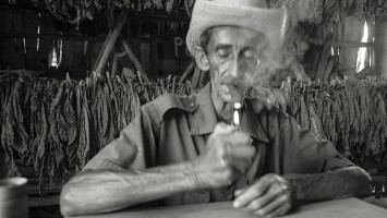 "Eduardo, a tobacco farmer, rolled each of us a cigar," Seldin says. "He lit mine, then his. Then he made us espresso and showed us around."
