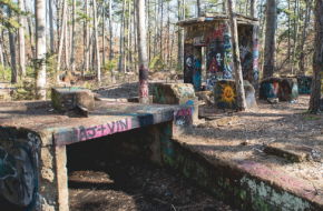 Urban legends romp amid the ruins of the Brooksbrae Brick Factory.