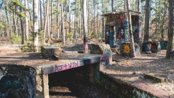 Urban legends romp amid the ruins of the Brooksbrae Brick Factory.