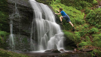 Buttermilk Falls, Delaware Water Gap National Recreational Area, Walpack Township.