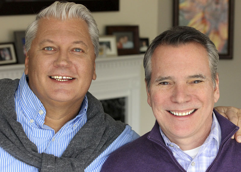 Wesley Loon, left, and Kris Longwell of the YouTube video cooking series How to Feed a Loon.