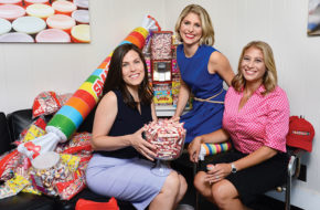 The Dee family–sisters Jessica Dee Sawyer and Liz Dee and cousin Sarah Dee–operate Smarties, the candy company founded by their granddad Edward Dee.