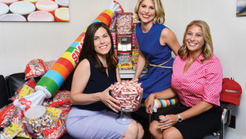 The Dee family–sisters Jessica Dee Sawyer and Liz Dee and cousin Sarah Dee–operate Smarties, the candy company founded by their granddad Edward Dee.