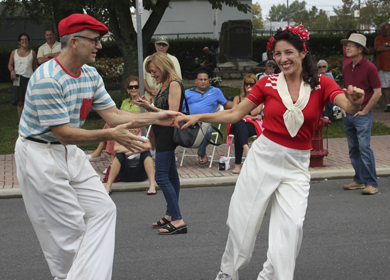 Swing dancing at the Belmar San Gennaro Festival. Photo: Colleen Leslie