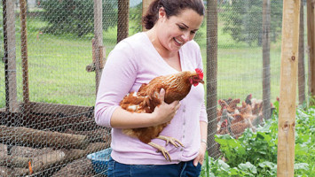 Jennifer Hill visits the Pine Barrens farm that supplies Local Abundance—her meat, fish and produce company—with eggs from free-range chickens.