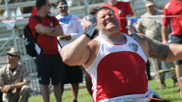 To win Paralympic Gold, Michael Wishnia expects to have to hurl the shotput more than 15 meters. It would be a new personal best for the Jersey native.