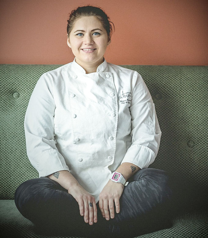 Martyna Krowicka, chef of Restaurant Latour at Crystal Springs Resort, wins an episode of "Chopped." Photo: Rob Yaskovic