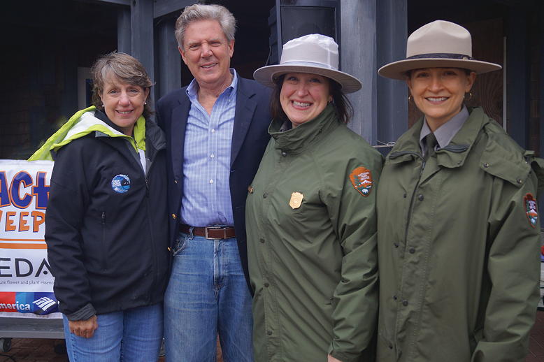 Ocean advocates at Clean Ocean Action's Annual Beach Sweep.