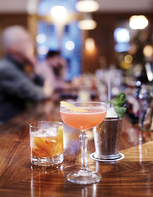 A selection of beverages from Jockey Hollow Bar & Kitchen in Morristown, one of our Best Bars.
