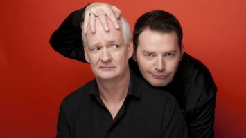 Colin Mochrie & Brad Sherwood crack up in Morristown.