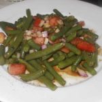 String bean salad at Divina Italian restaurant in Caldwell, New Jersey
