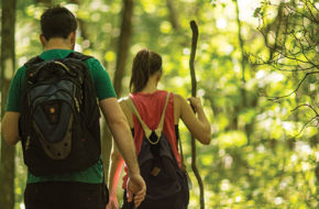 Breanne McCarthy and Eric Paperth tackled 40 miles of the A.T. last summer.