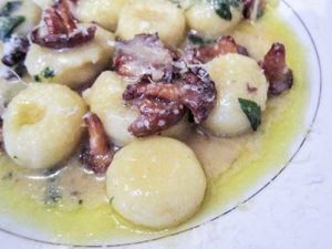 Gnocchi special at Park Place Cafe and Restaurant in Merchantville, New Jersey