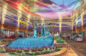 Artist rendering of the new Hard Rock Casino.