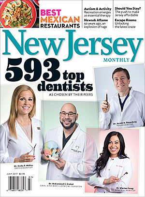 New Jersey Monthly July 2017 - Top Dentists