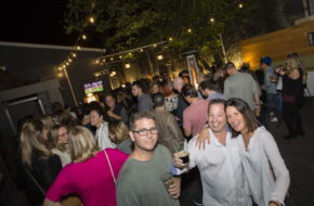 The exterior bar behind the restaurant draws a crowd in warm weather, but also some complaints from neighbors about noise, which the owners have tried to address.