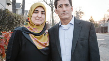 "We were the first ones to move onto that block [in Jersey City], and they didn't like us at all...It took time for them to get to know us." - Khaldiya Mustafa with husband Mustafa Mustafa.