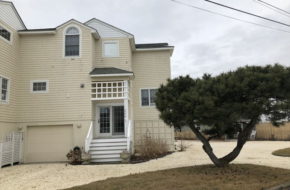 A duplex located just steps from the bay in the North Beach section of Long Beach Island.