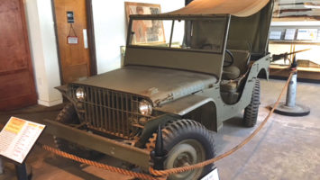 Vintage Jeep at the Military Technology Museum.