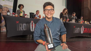 Carlos Ruiz of Somos in North Arlington takes top prize at Iron Shaker 2018.