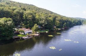 Jeff Walter’s family home sits on the east bank of peaceful Kittatinny Lake. The home arrived by train in hundreds of boxes in 1928, and was built in about three days.