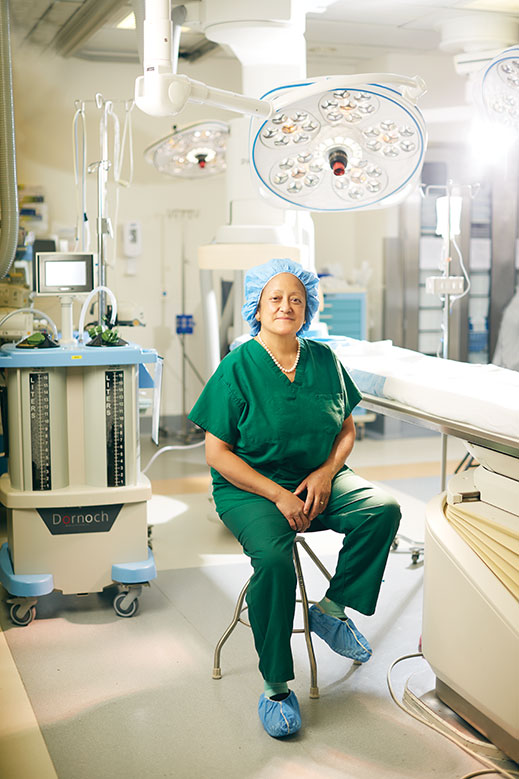 Dr. Margarita Camacho is surgical director of Newark Beth Israel Medical Center's cardiac transplant program.