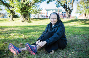 Sister Mary Elizabeth Lloyd trains some 30 miles most weeks in her Catholic order’s modest garb—plus running shoes.