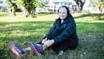 Sister Mary Elizabeth Lloyd trains some 30 miles most weeks in her Catholic order’s modest garb—plus running shoes.