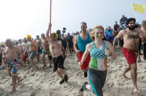Fearless swimmers gear up for their annual Seaside Heights Polar Bear Plunge in support of Special Olympics New Jersey.