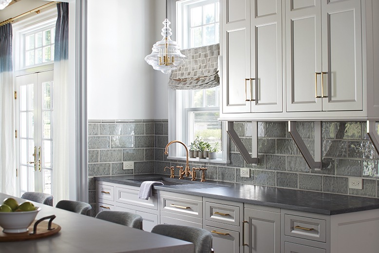 A kitchen designed by Dan Ruhland in Far Hills, NJ