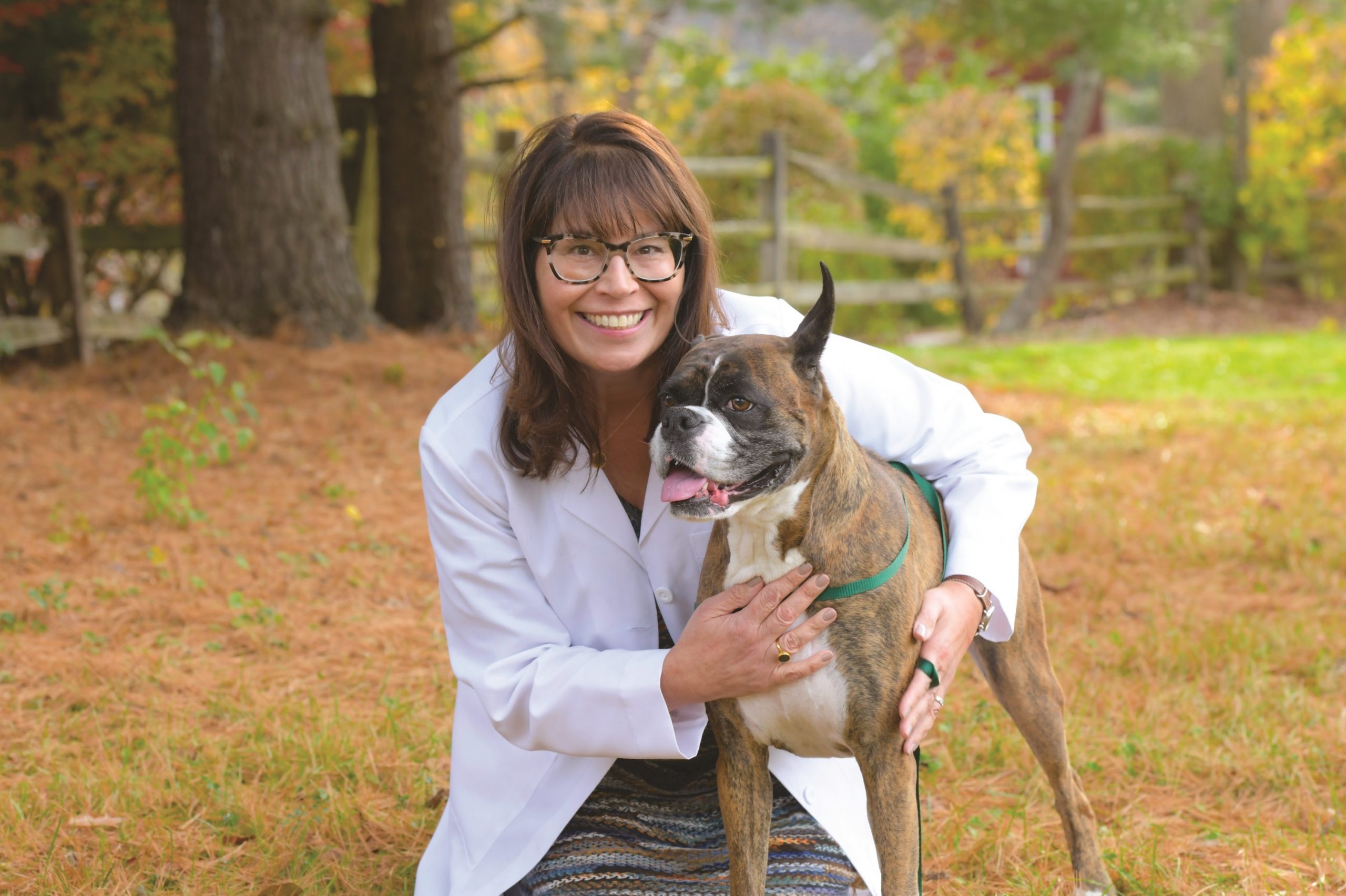 Dr. Renee Alsarraf with her dog