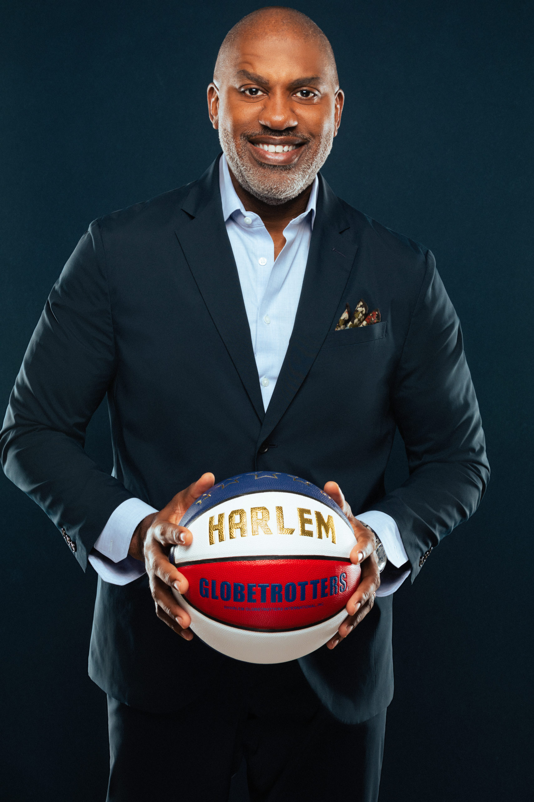 Keith Dawkins, new president of the Harlem Globetrotters